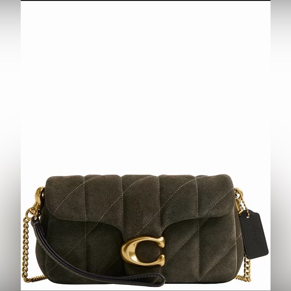 Coach - Quilted Tabby 19 Olive - NWT Chain Strap & Wristlet 2025 Retail - $295 - Picture 15 of 15